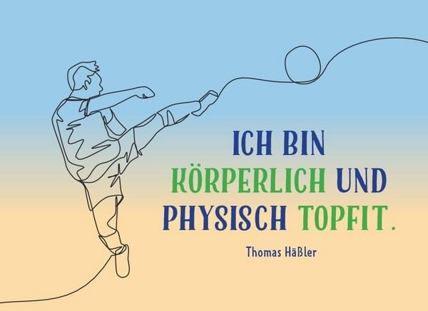 Produktbild: Ein Tag ohne Fu&szlig;ball ist ein verlorener Tag!