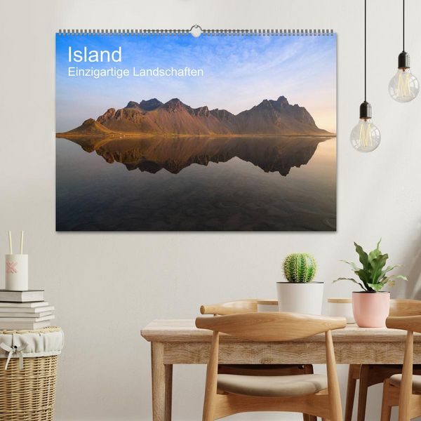 Produktbild: Island - einzigartige Landschaften (Wandkalender 2026 DIN A2 quer), CALVENDO Monatskalender