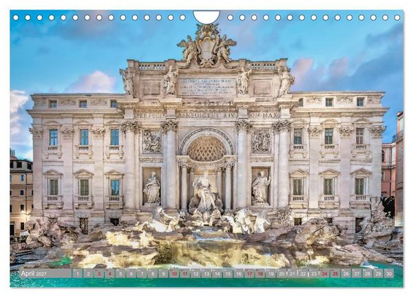 Produktbild: Rom - Ewige Stadt am Tiber (Wandkalender 2027 DIN A4 quer), CALVENDO Monatskalender