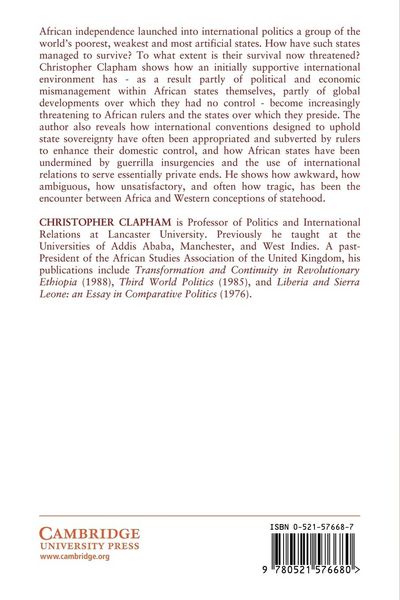 Produktbild: Africa and the International System