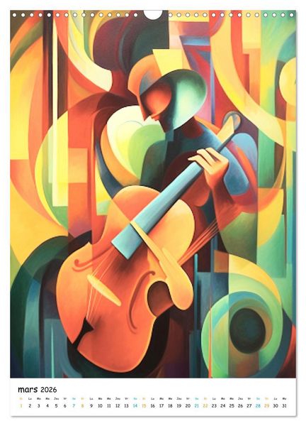 Produktbild: Ballade symphonique (Calendrier mural 2026 DIN A3 horizontal), CALVENDO calendrier mensuel