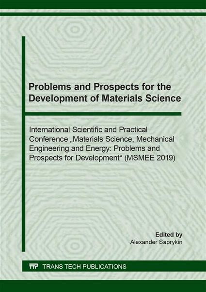 Produktbild: Problems and Prospects for the Development of Materials Science