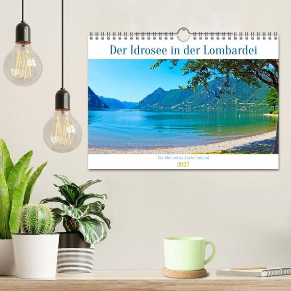 Produktbild: Der Idrosee in der Lombardei (Wandkalender 2027 DIN A4 quer), CALVENDO Monatskalender