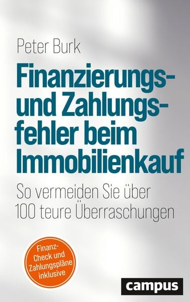 Produktbild: Finanzierungs- und Zahlungsfehler beim Immobilienkauf