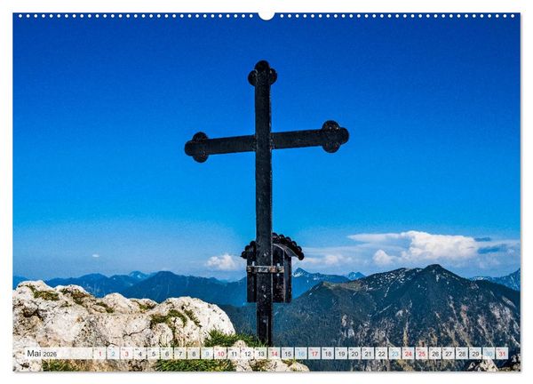 Produktbild: Sehnsuchtsziel Berge - Unterwegs in den Bergwelt rund um M&uuml;nchen (hochwertiger Premium Wandkalender 2026 DIN A2 quer), Kunstdruck in Hochglanz