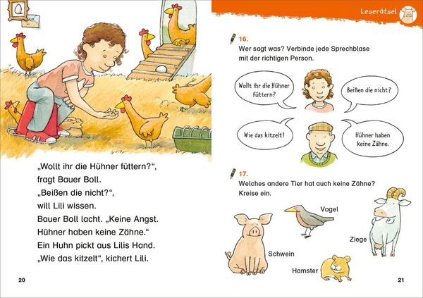 Produktbild: Duden Leseprofi &ndash; Lustiges Lese-&Uuml;bungsbuch f&uuml;r die 1. Klasse