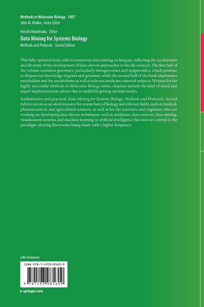 Produktbild: Data Mining for Systems Biology