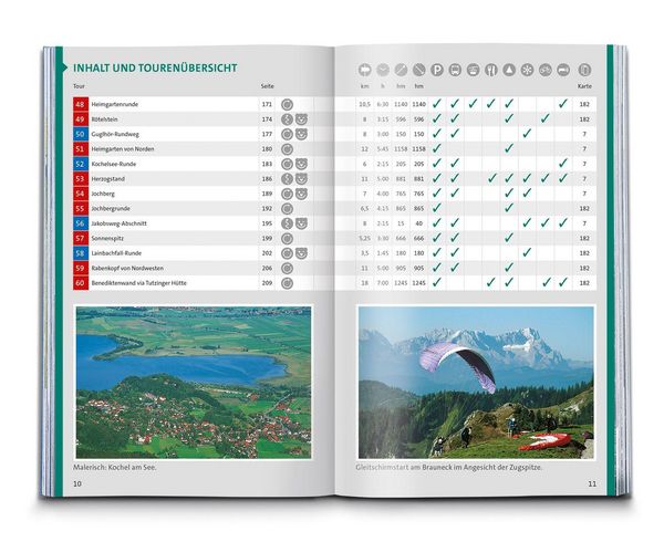Produktbild: KOMPASS Wanderf&uuml;hrer Isarwinkel, Bad T&ouml;lz, Lenggries, Walchensee, 60 Touren