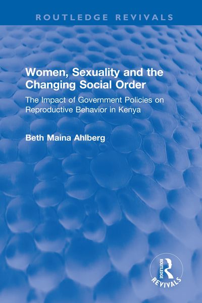Produktbild: Women, Sexuality and the Changing Social Order
