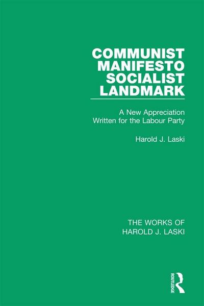 Produktbild: Communist Manifesto (Works of Harold J. Laski)