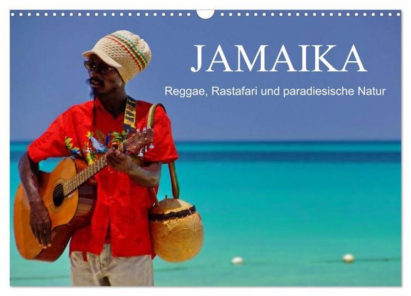 Produktbild: JAMAIKA Reggae, Rastafari und paradiesische Natur. (Wandkalender 2026 DIN A3 quer), CALVENDO Monatskalender