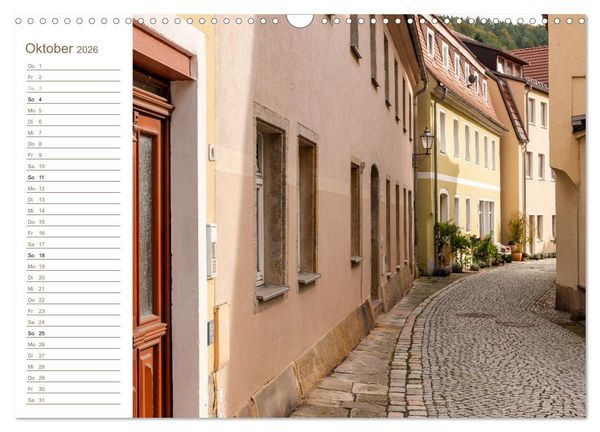 Produktbild: K&ouml;nigstein Perspektiven - Elbsandstein (Wandkalender 2026 DIN A3 quer), CALVENDO Monatskalender