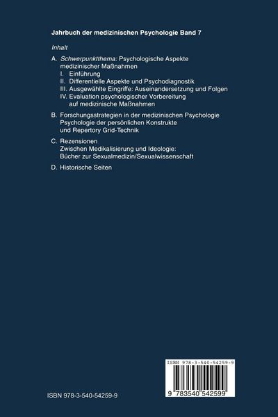 Produktbild: Psychologische Aspekte medizinischer Ma&szlig;nahmen