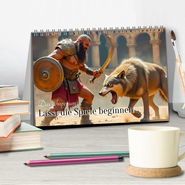 Produktbild: Das Imperium - Lasst die Spiele beginnen (Tischkalender 2026 DIN A5 quer), CALVENDO Monatskalender