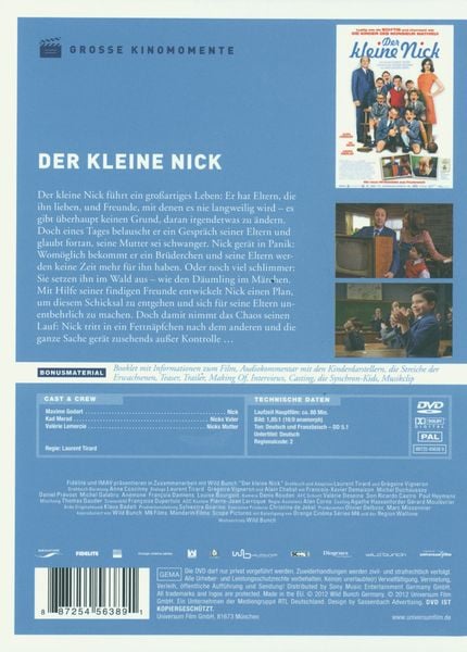 Produktbild: Der kleine Nick - Gro&szlig;e Kinomomente