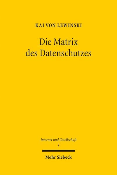 Produktbild: Die Matrix des Datenschutzes