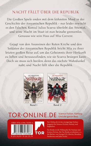 Produktbild: Nevernight - Die Rache