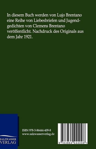 Produktbild: Clemens Brentanos Liebesleben