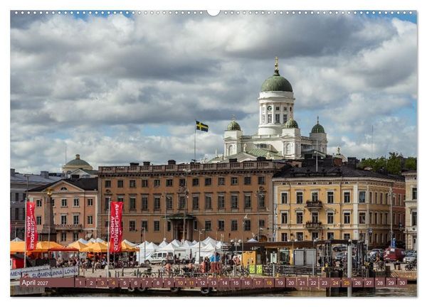 Produktbild: Helsinki klassisch bis modern (Wandkalender 2027 DIN A2 quer), CALVENDO Monatskalender