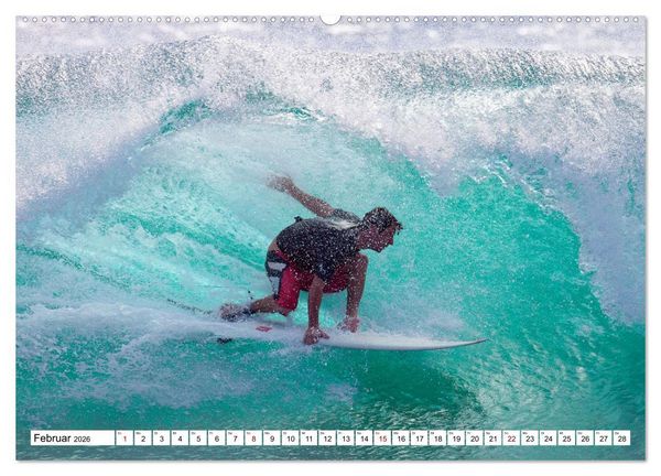 Produktbild: Spektakul&auml;res Wellen- und Windsurfen (hochwertiger Premium Wandkalender 2026 DIN A2 quer), Kunstdruck in Hochglanz