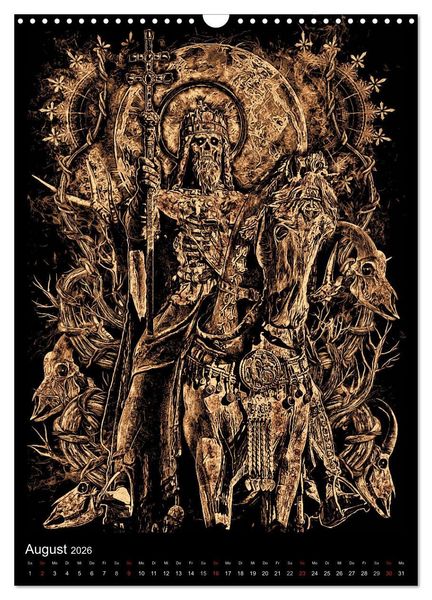 Produktbild: BLOODBOY/FEAR ILLUSTRATION (Wandkalender 2026 DIN A3 hoch), CALVENDO Monatskalender
