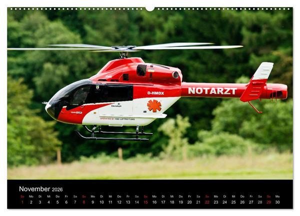 Produktbild: Modellhelis (Wandkalender 2026 DIN A2 quer), CALVENDO Monatskalender