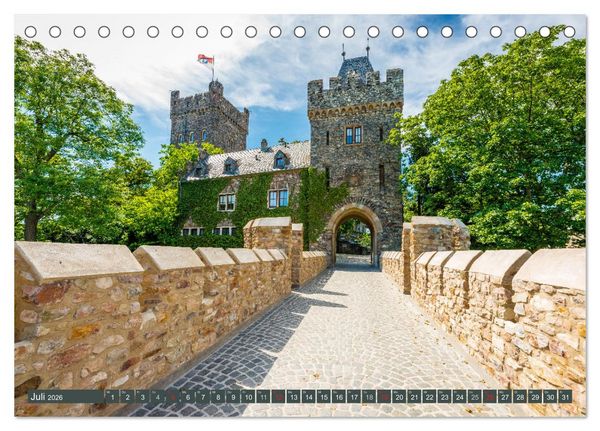 Produktbild: Bingen - Tor zum Mittelrhein (Tischkalender 2026 DIN A5 quer), CALVENDO Monatskalender