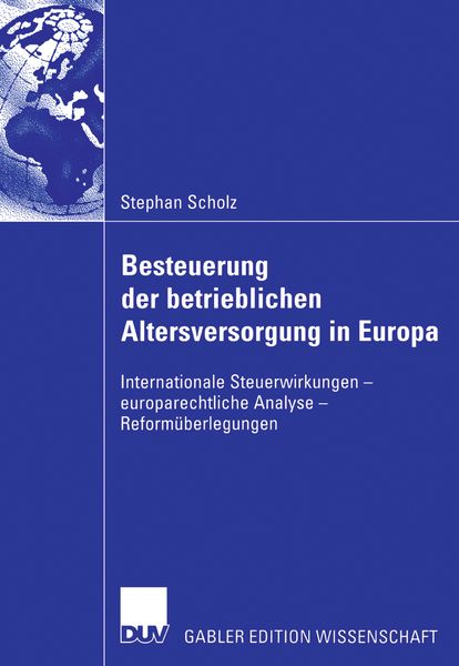 Produktbild: Besteuerung der betrieblichen Altersversorgung in Europa