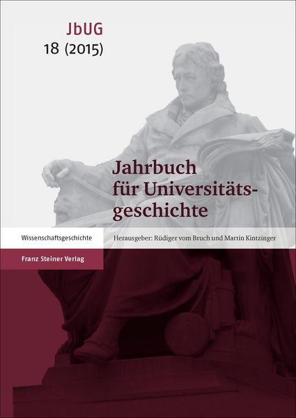 Produktbild: Jahrbuch f&uuml;r Universit&auml;tsgeschichte 18 (2015)