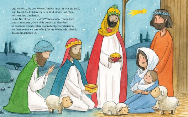 Produktbild: Die Weihnachtsgeschichte (Pappbilderbuch)
