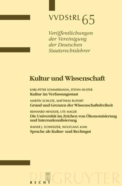 Produktbild: Kultur und Wissenschaft