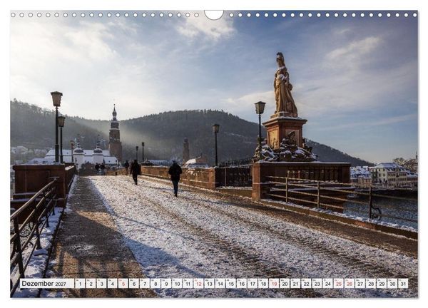 Produktbild: Heidelberg - Die romantische Stadt am Fluss (Wandkalender 2027 DIN A3 quer), CALVENDO Monatskalender