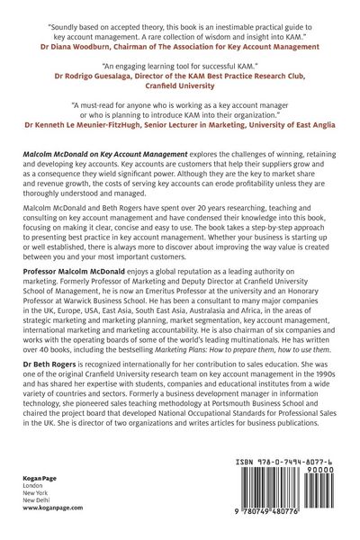 Produktbild: Malcolm McDonald on Key Account Management