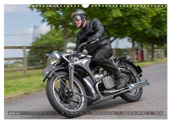 Produktbild: Classic Motorcycles (Wall Calendar 2026 DIN A3 landscape), CALVENDO 12 Month Wall Calendar