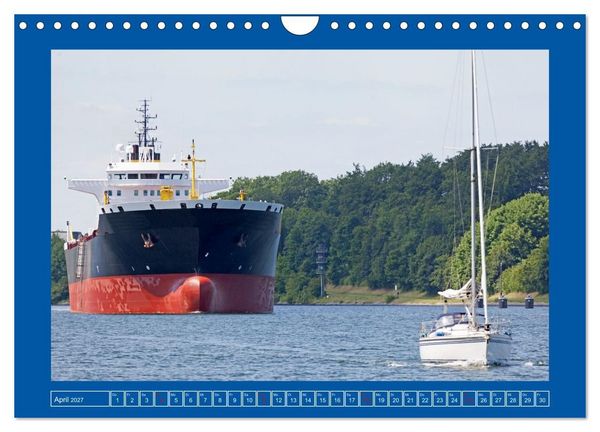Produktbild: Unterwegs auf dem Nord-Ostsee-Kanal (Wandkalender 2027 DIN A4 quer), CALVENDO Monatskalender