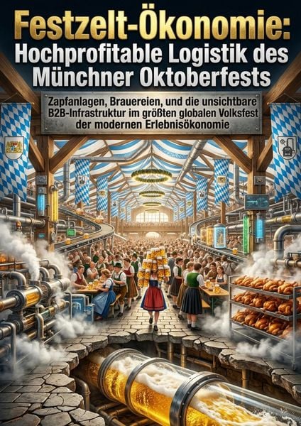 Festzelt-Ökonomie: Hochprofitable Logistik des Münchner Oktoberfests, Taschenbuch von Matthias Waldner, Epubli, 9783565385140