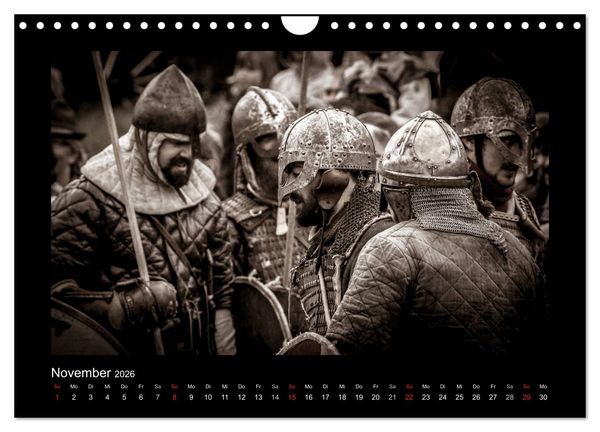 Produktbild: Wikinger und Krieger (Wandkalender 2026 DIN A4 quer), CALVENDO Monatskalender