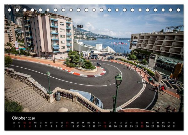 Produktbild: Monaco - Das F&uuml;rstentum an der franz&ouml;sischen Mittelmeerk&uuml;ste (Tischkalender 2026 DIN A5 quer), CALVENDO Monatskalender