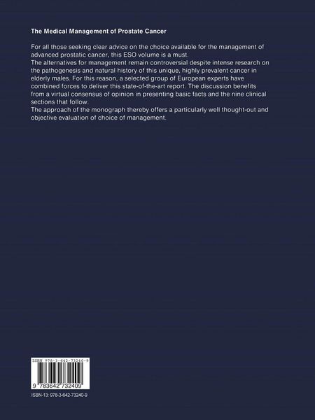 Produktbild: The Medical Management of Prostate Cancer
