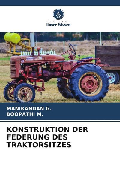 Konstruktion der Federung des Traktorsitzes