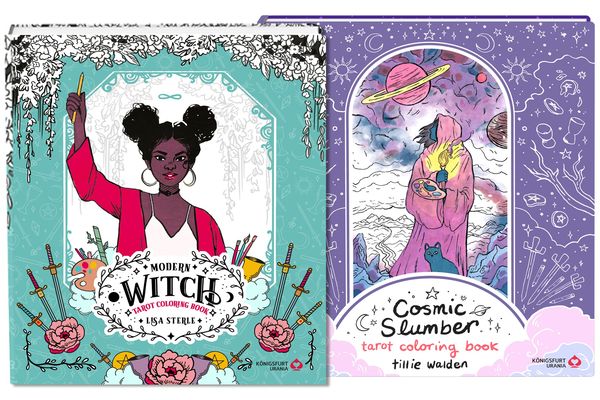 Produktbild: Modern Witch Tarot Coloring Book / Cosmic Slumber Tarot Coloring Books-Bundle