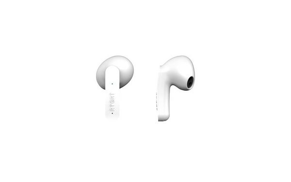 Produktbild: RYGHT MINO In Ear Headset Bluetooth® Stereo Weiß Mikrofon-Rauschunterdrückung Batterieladeanzeige, Headset, Ladecase, Touch-Steuerung