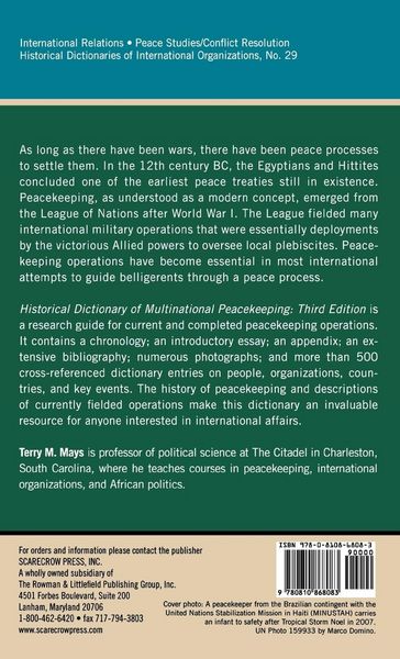 Produktbild: Historical Dictionary of Multinational Peacekeeping