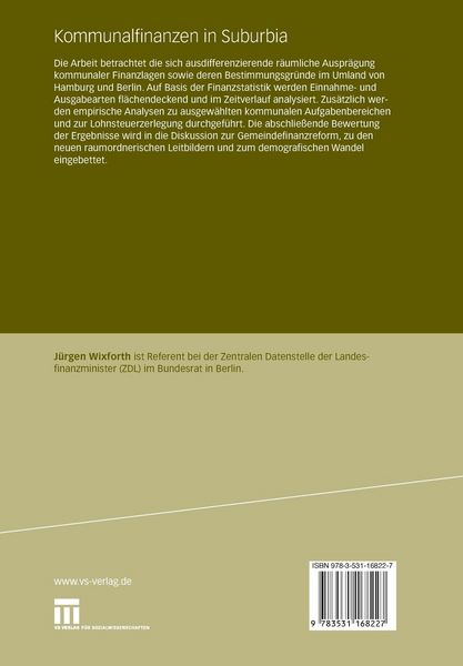 Produktbild: Kommunalfinanzen in Suburbia