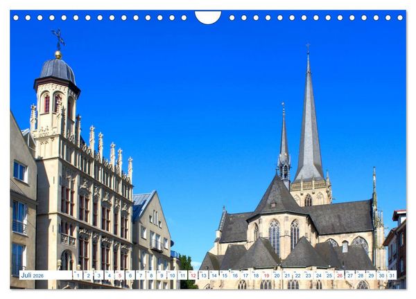 Produktbild: Hansestadt Wesel - Impressionen vom Niederrhein (Wandkalender 2026 DIN A4 quer), CALVENDO Monatskalender