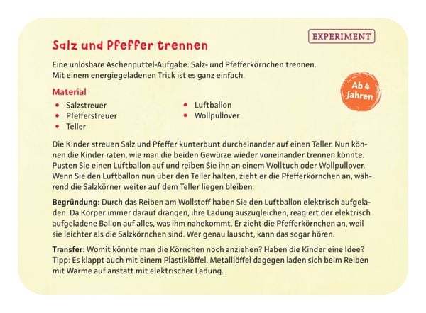 Produktbild: Kleine Experimente in der Kita