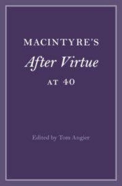 Produktbild: MacIntyre's After Virtue at 40