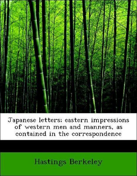 Produktbild: Berkeley, H: Japanese letters; eastern impressions of wester
