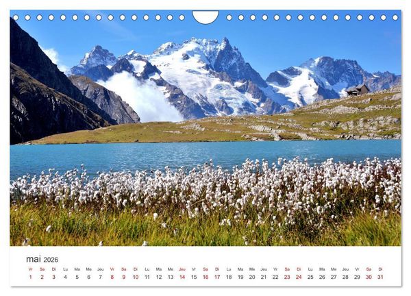Produktbild: Routes des Grandes Alpes, Un voyage par les Alpes fran&ccedil;aises (Calendrier mural 2026 DIN A4 vertical), CALVENDO calendrier mensuel
