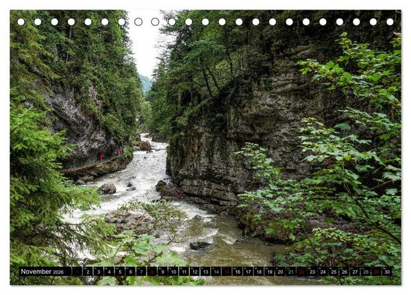 Produktbild: Allg&auml;u - Natur pur (Tischkalender 2026 DIN A5 quer), CALVENDO Monatskalender